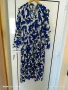 H&amp;M рокля в бяло синьо и черно ХЛ размер , снимка 4