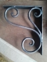 Конзоли , рафтодържачи стойки и ъгли за рафтове и етажерки от ковано желязо, снимка 2