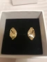 Нови! Позлатени дамски обеци , снимка 1