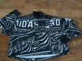 Adidas Allover Print Doubleknit Half Zip Sweatshirt - страхотно дамско горнище КАТО НОВО Л, снимка 7