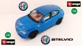 Bburago Alfa Romeo Stelvio 1:43 , снимка 1 - Колекции - 41758828