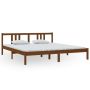 vidaXL Рамка за легло, меденокафява, дърво, 180x200 cм, Super King(SKU:814902, снимка 1 - Спални и легла - 45733180