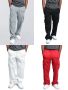 Мъжки едноцветни карго панталони с много джобове и свободна кройка, 4цвята 