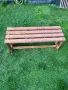 Градинска пейка изцяло от дърво, снимка 6