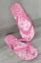 Олекотени детски джапанки в розово и бяло , снимка 1 - Детски джапанки - 45223376
