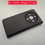 Honor Magic 8 Lite калъф страничен с прегради и закопчаване черен , снимка 4