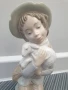 NAO Lladro Zaphir статуетка 23см/НАО ЛАДРО ЗАФИР испанска порцеланова фигура/момче-овчарче с агне, снимка 5