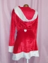 2XL/3XL Червена Коледна рокля за едра дама , снимка 4