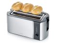 Тостер - Severin Long Slot 4-slice toaster, 1400W, brushed stainless steel