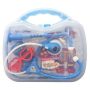 Докторски комплект с активна слушалка в син куфар  92575, снимка 1 - Играчки за стая - 45797683