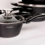 Комплект съдове за готвене Cheffinger от лят алуминий с мраморно покритие – 10 части, снимка 6