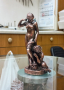 Статуетка "Сатир и нимфа". Медна галванопластика., снимка 1 - Други ценни предмети - 45072096