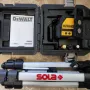 Лазерен нивелир DeWALT DW088CG+Тринога, снимка 1