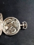 Швейцарски СРЕБЪРЕН джобен часовник 1925г.  - 10 РУБИНА ПРОМОЦИЯ, снимка 8