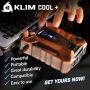 KLIM Cool+ Метален охладител за лаптоп с вакуумен вентилато, снимка 3