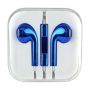 Слушалки HF за iPhone 3.5 mm в кутия, Сини, снимка 1