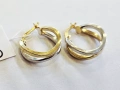 Златни обеци 2.12гр 07559-25, снимка 2