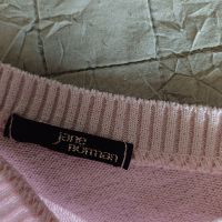 Плетена блузка с един ръкав в розов цвят., снимка 1 - Блузи с дълъг ръкав и пуловери - 45527418