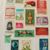 колекция от стари пощенски марки , снимка 1 - Филателия - 45024856