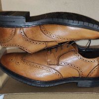 Елегантни мъжки обувки от естествена кожа Air Soft №46, снимка 9 - Официални обувки - 46036964