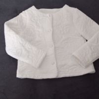 Детско бяло палтенце, снимка 1 - Бебешки якета и елеци - 45094205