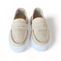 Анатомични дамски мокасини в бежово от висококачествен естествен велур, снимка 13 - Дамски ежедневни обувки - 45082498