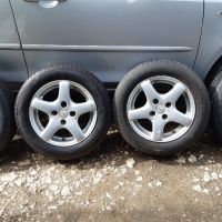 Лятни гуми със джанти, снимка 1 - Гуми и джанти - 45542334