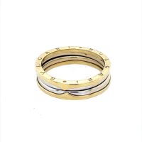 Златен пръстен брачна халка 7,18гр. размер:71 14кр. проба:585 модел:23526-4, снимка 2 - Пръстени - 45403501