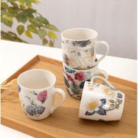 Порцеланова чаша за чай 300ML, флорални мотиви, снимка 3 - Чаши - 45769864