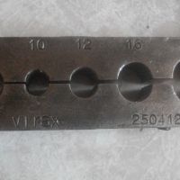 VIRAX 2504122-Made in FRANCE-Френска Професионална Конусна Дъска За Резби 10-22мм-Почти Нова-2,0кг, снимка 1 - Други инструменти - 45193229