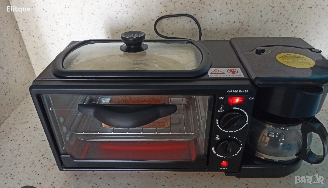 Многофункционална кухненска печка 3в1 – Тостер, Фурна и Кафемашина, снимка 1