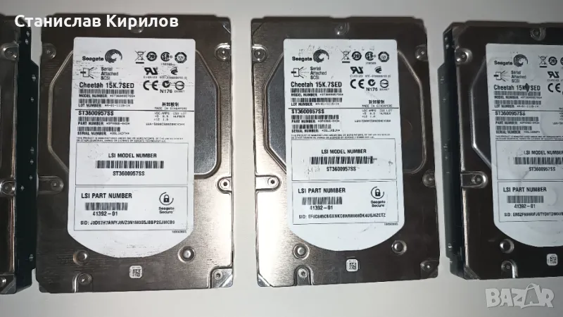 Продавам хард дискове за сървър SAS HDD Seagate 3,5" 600 Gb 15k, снимка 1