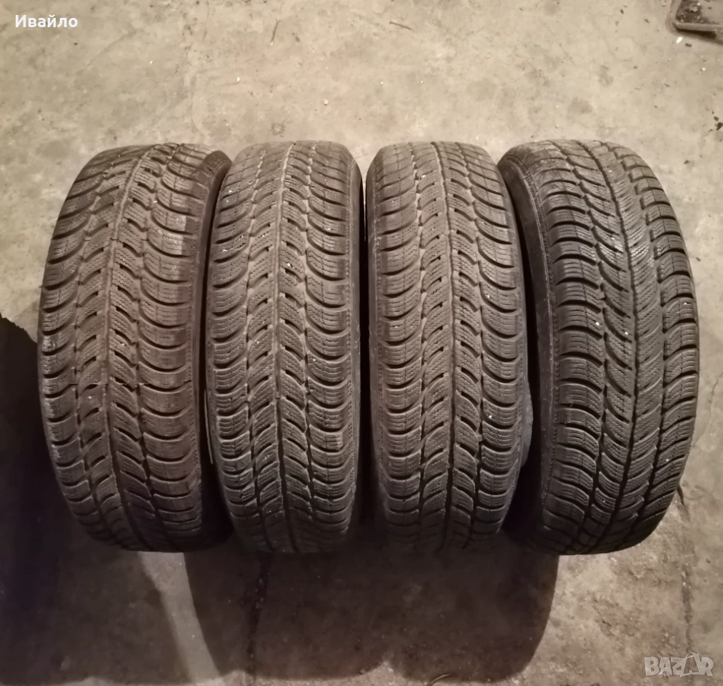 Продавам 4 броя Зимни гуми 175.70.14 на 1 сезон дот 2019 Debica , снимка 1