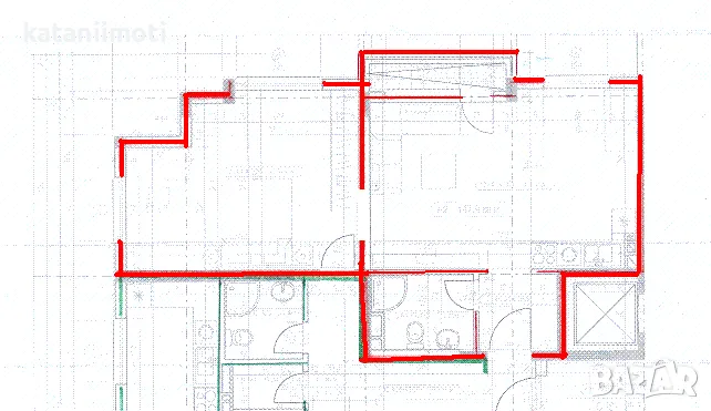 Двустайно ателие с А16 Ов.купел2, снимка 1