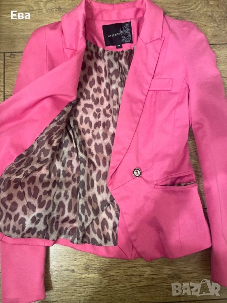 Дамско розово сако, снимка 1