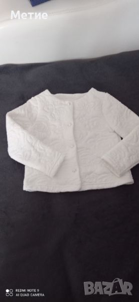 Детско бяло палтенце, снимка 1