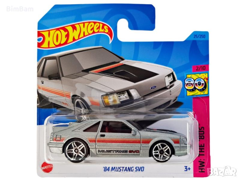 Оригинална колекционерска количка Hot Wheels '84 Mustang SVO, снимка 1