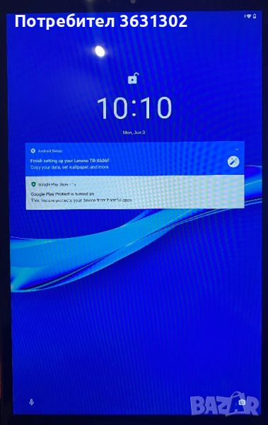 Таблет Lenovo tabM10 TB X606f 4Gb RAM 64Gb памет, снимка 1