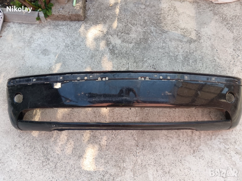 Предна броня BMW E46 favelift черна, снимка 1
