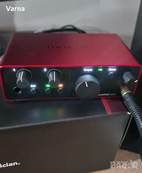 Аудио интерфейс комплект Focusrite Solo Studio Gen 4 + Микрофон CM25III, снимка 1