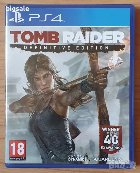 Tomb Raider Definitive Edition PS4 Playstation 4 Плейстейшън 5 PS5 TR, снимка 1