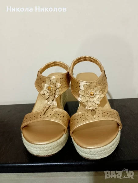 Дамски сандали на платформа , снимка 1