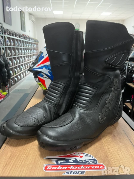 Мото ботуши DAYTONA Carver,номер 44,всички протектори,перфектни, снимка 1