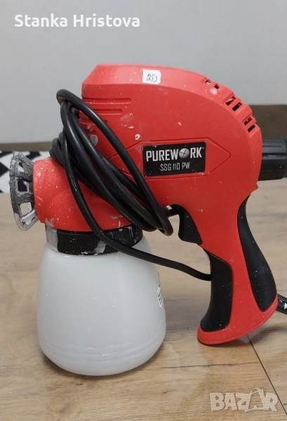 Електрически пистолет за боядисване Purework 110w., снимка 1
