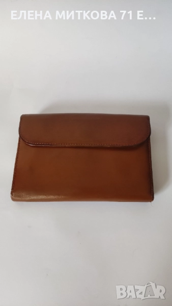 Портмоне от естествена кожа с много отделения, снимка 1