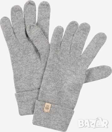 Дамски ръкавици с вълна и кашмир Roeckl, Сив меланж, снимка 1