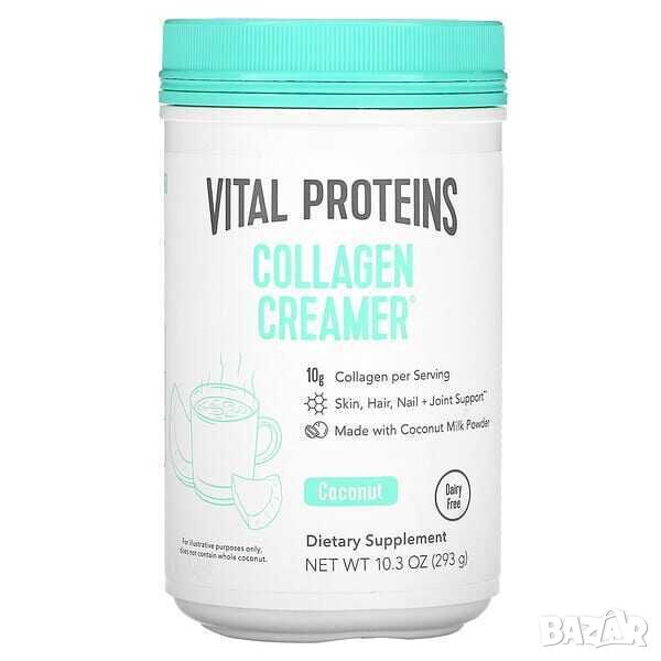 Vital Proteins Крем с колаген, Кокос, 293 гр, снимка 1
