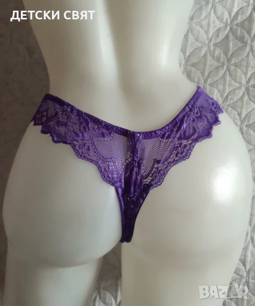 Лилава дантелена прашка, снимка 1