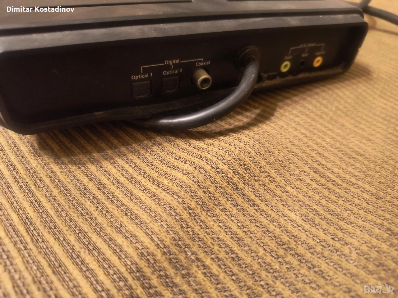 logitech z 5450 управление, снимка 1