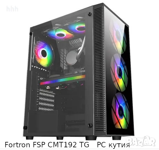 Мощно 4 ядрено геймърско PC Intel i3-9100f/4х3.60GHz/6MB L3/16 gb ddr4 /GTX1060/256ssd/640GB, снимка 1